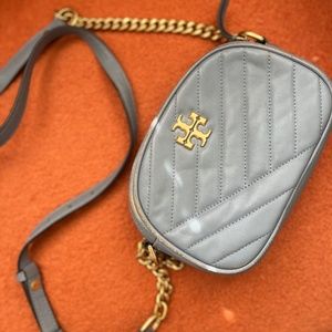 Kira Chevron Mini Crossbody Camera Bag Tory Burch